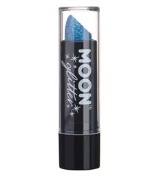 Moon Glitter Holographic Glitter Lipstick, Blue