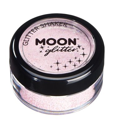 Moon Glitter Pastel Glitter Shakers, Baby Pink