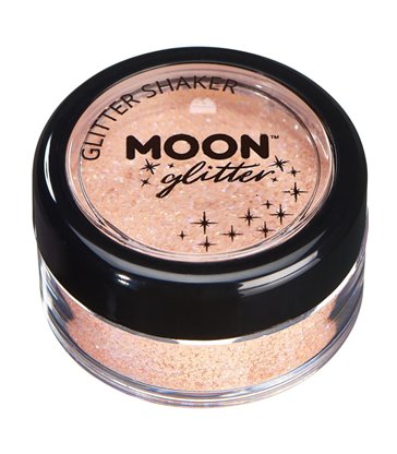 Moon Glitter Pastel Glitter Shakers, Peach