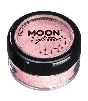 Moon Glitter Pastel Glitter Shakers, Coral