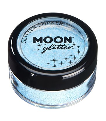 Moon Glitter Pastel Glitter Shakers, Baby Blue