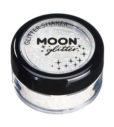 Moon Glitter Pastel Glitter Shakers, White