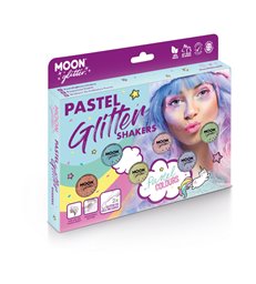 Moon Glitter Pastel Glitter Shakers, Assorted