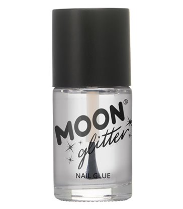 Moon Glitter Nail Glue, Clear