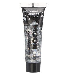 Moon Glitter Holographic Chunky Glitter Gel, Silve