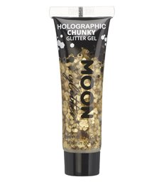 Moon Glitter Holographic Chunky Glitter Gel, Gold