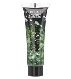 Moon Glitter Holographic Chunky Glitter Gel, Gre