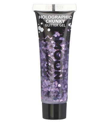 Moon Glitter Holographic Chunky Glitter Gel, Pur