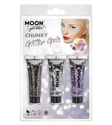 Moon Glitter Holographic Chunky Glitter Gel,