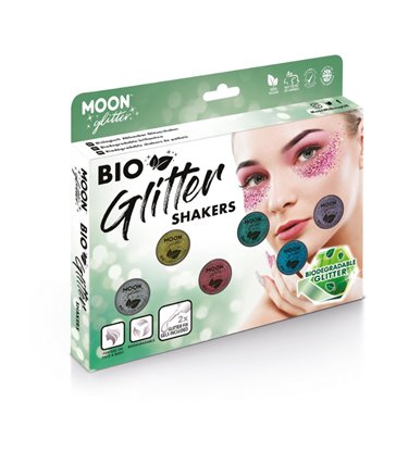 Moon Glitter Bio Glitter Shakers, Assorted