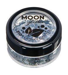 Moon Glitter Bio Chunky Glitter, Silver