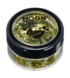 Moon Glitter Bio Chunky Glitter, Gold