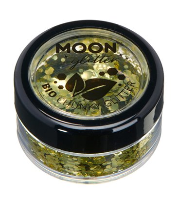 Moon Glitter Bio Chunky Glitter, Gold