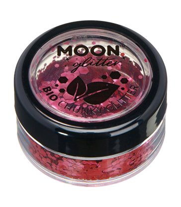 Moon Glitter Bio Chunky Glitter, Rose