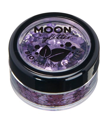 Moon Glitter Bio Chunky Glitter, Lilac