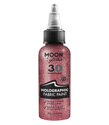 Moon Glitter Holographic Glitter Fabric Paint, Pin