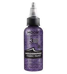 Moon Glitter Holographic Glitter Fabric Paint, Pur