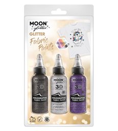 Moon Glitter Holographic Glitter Fabric Paint,