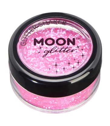 Moon Glitter Iridescent Glitter Shakers, Pink