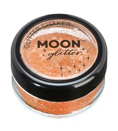 Moon Glitter Iridescent Glitter Shakers, Orange