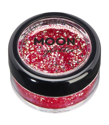 Moon Glitter iridescent Glitter Shakers, Cherry