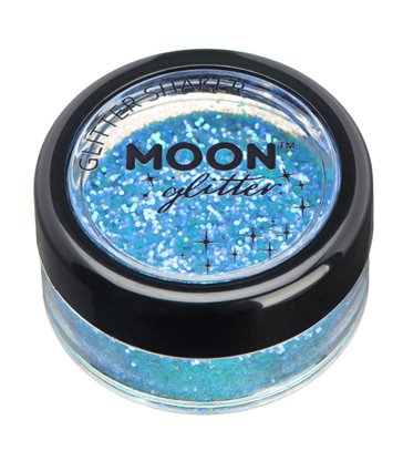 Moon Glitter Iridescent Glitter Shakers, Blue