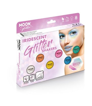 Moon Glitter Iridescent Glitter Shakers, Assorted