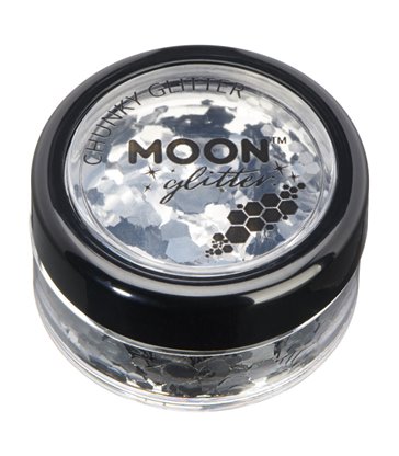 Moon Glitter Classic Chunky Glitter, Silver