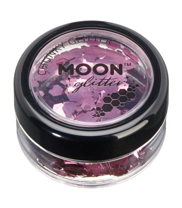 Moon Glitter Classic Chunky Glitter, Pink