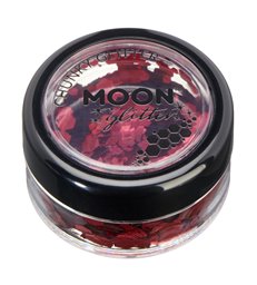 Moon Glitter Classic Chunky Glitter, Red