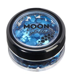 Moon Glitter Classic Chunky Glitter, Blue