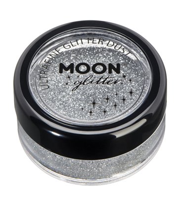 Moon Glitter Classic Ultrafine Glitter Dust, Silve