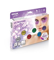 Moon Glitter Classic Ultrafine Glitter Dust, Assor