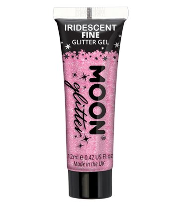 Moon Glitter Iridescent Glitter Gel, Pink