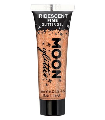 Moon Glitter Iridescent Glitter Gel, Orange