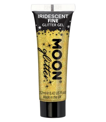 Moon Glitter Iridescent Glitter Gel, Yellow