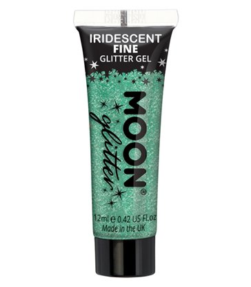 Moon Glitter Iridescent Glitter Gel, Green