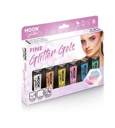 Moon Glitter Iridescent Glitter Gel, Assorted