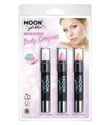 Moon Glitter Iridescent Body Crayons,