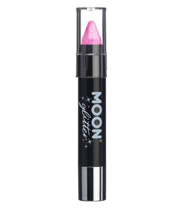 Moon Glitter Iridescent Body Crayons, Pink