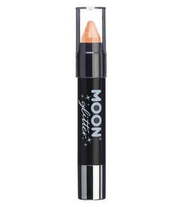 Moon Glitter Iridescent Body Crayons, Orange