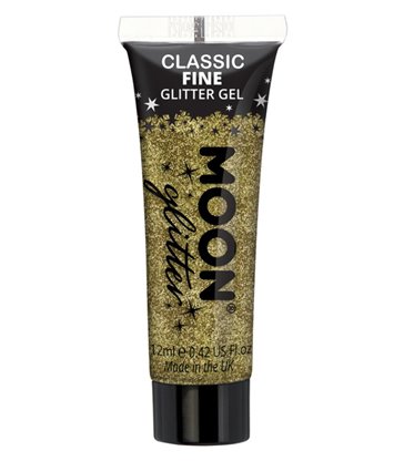 Moon Glitter Classic Fine Glitter Gel, Gold