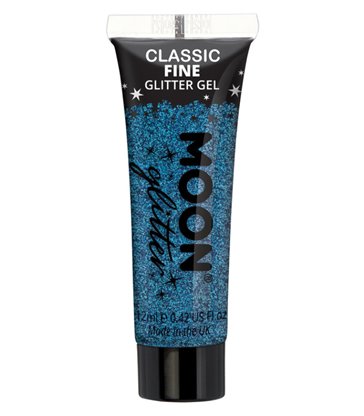 Moon Glitter Classic Fine Glitter Gel, Blue