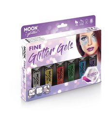 Moon Glitter Classic Fine Glitter Gel, Assorted