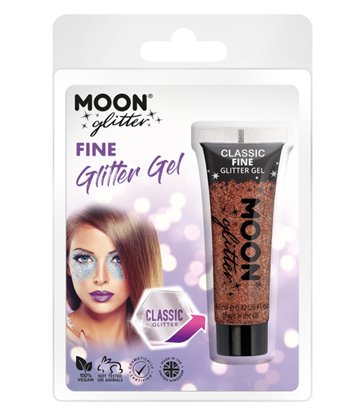 Moon Glitter Classic Fine Glitter Gel, Copper