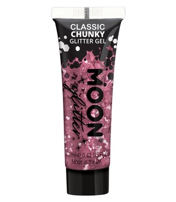 Moon Glitter Classic Chunky Glitter Gel, Pink