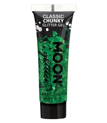 Moon Glitter Classic Chunky Glitter Gel, Green