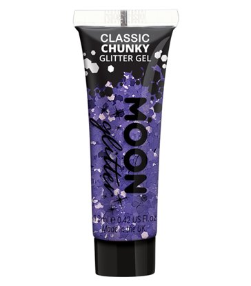 Moon Glitter Classic Chunky Glitter Gel, Lilac