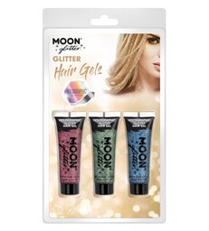 Moon Glitter Holographic Glitter Hair Gel,