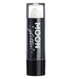 Moon Glitter Iridescent Glitter Lipstick, White